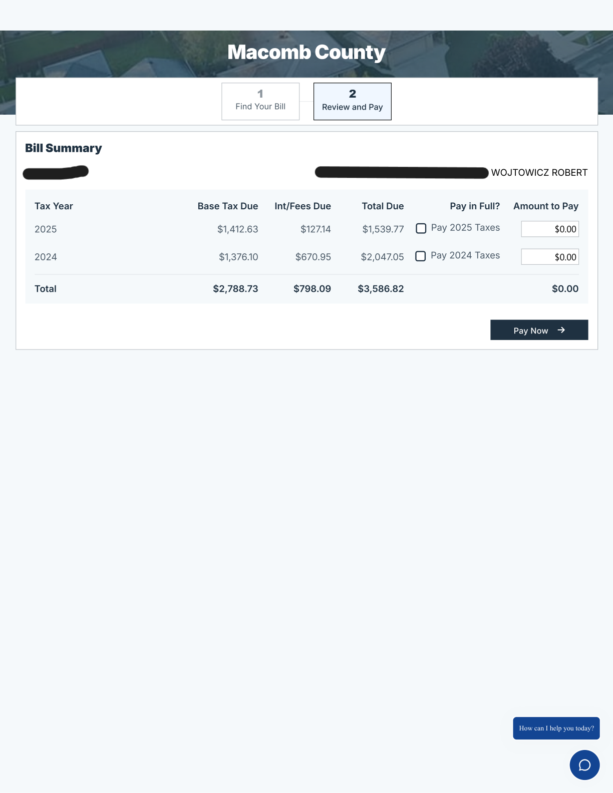 Macomb County property record associated with Robert Wojtowicz, document 19